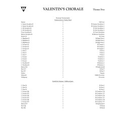 Valentin's Chorale : Patron of lovers and bridesmaids